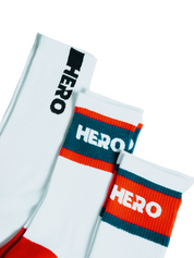 3PACK DE MEDIAS HERO AZUL