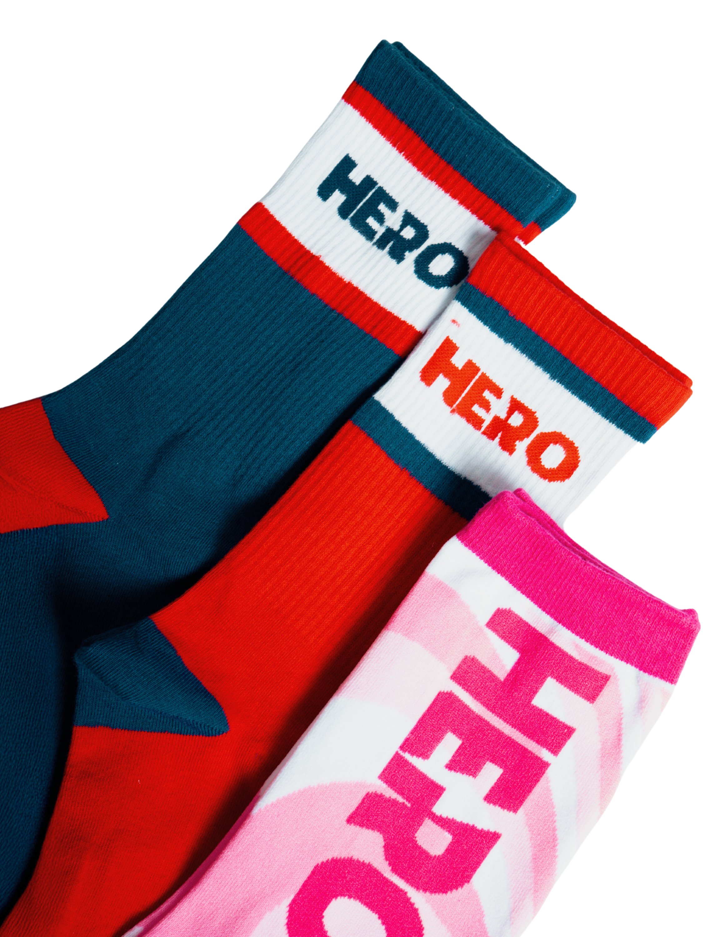 3PACK DE MEDIAS HERO MULTICOLOR