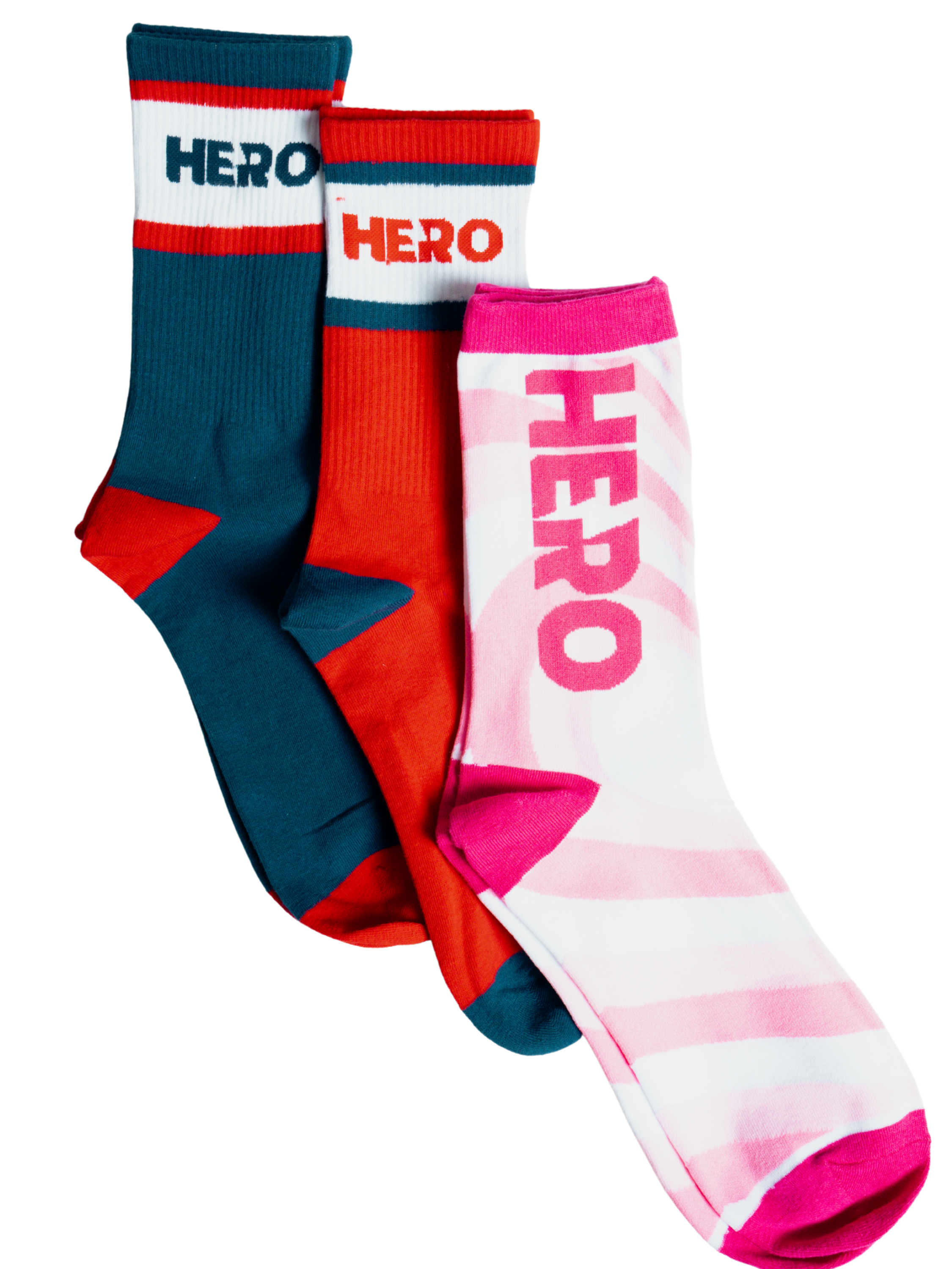 3PACK DE MEDIAS HERO MULTICOLOR