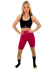 BIKER DEPORTIVO DE DAMA CON BOLSILLOS FUCSIA
