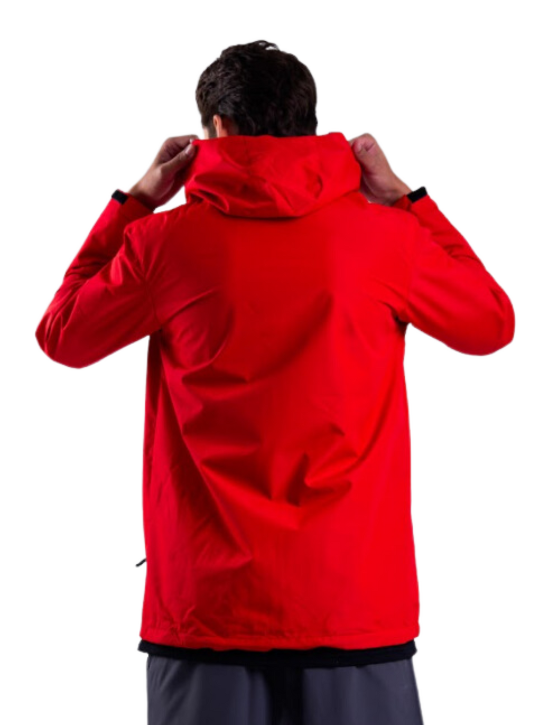 CHAQUETA IMPERMEABLE BASICA HERO ROJO