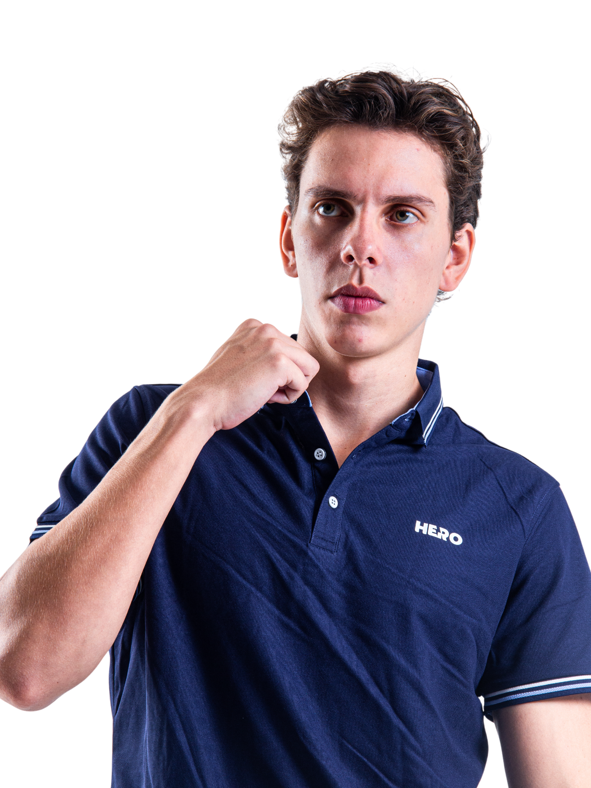CHEMISE POLO 3 BOTONES GOLF HERO MORADO