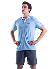 CHEMISE POLO 3 BOTONES AJUSTADA GOLF HERO AZUL BEBE
