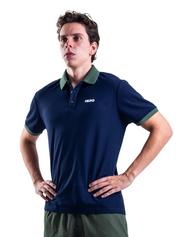 CHEMISE POLO 3 BOTONES AJUSTADA GOLF MVP HERO AZUL