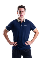 CHEMISE POLO 3 BOTONES AJUSTADA GOLF MVP HERO AZUL NAVY