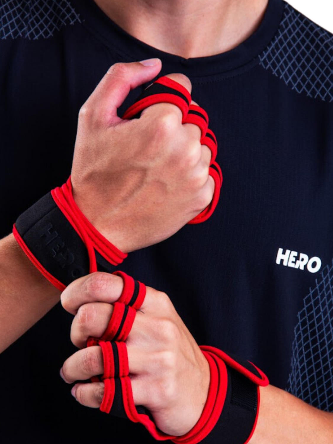 GUANTES DEPORTIVOS HERO ROJO