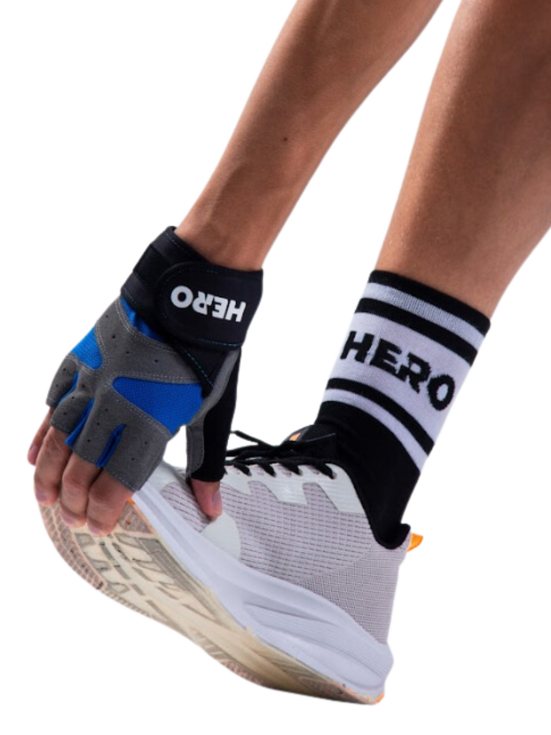 GUANTES DEPORTIVOS  HERO AZUL