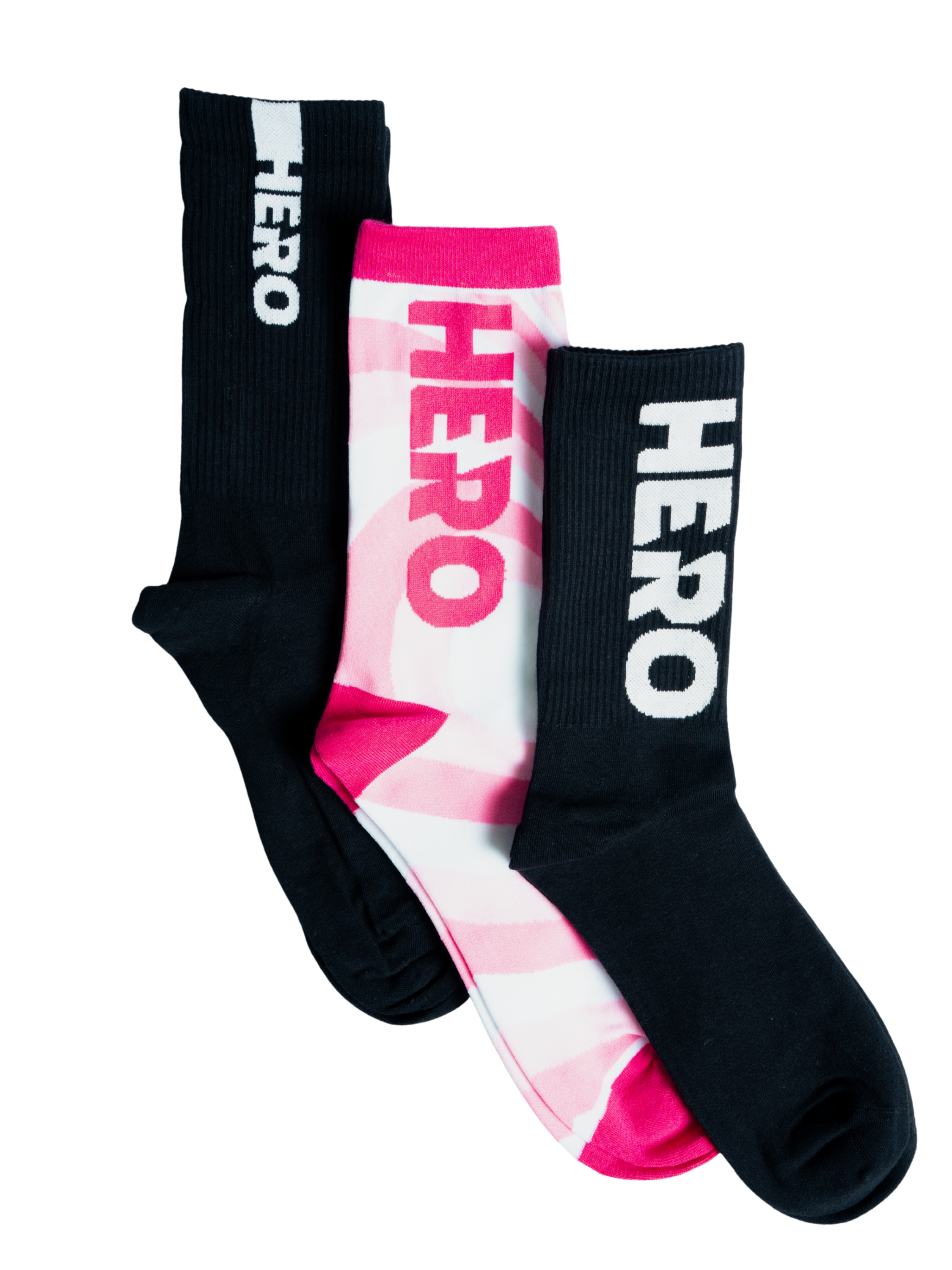 3PACK DE MEDIAS HERO CORAZON