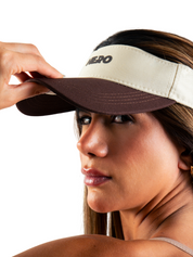 VISERA SUNVISOR HERO MARRON