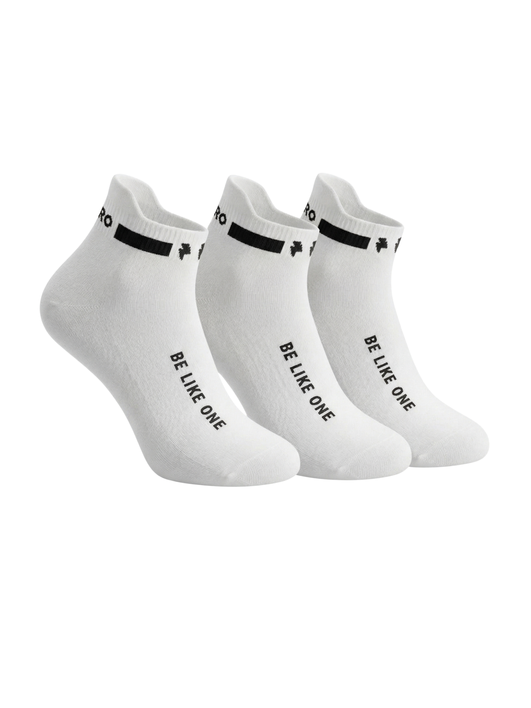 3PACK MEDIAS CORTAS HERO BLANCO