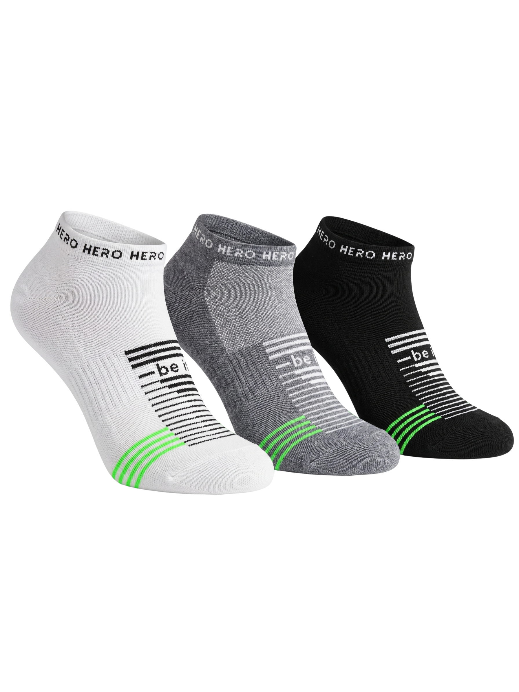 3PACK SMALL SIZE HERO NEGRO