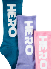 3PACK DE MEDIAS HERO