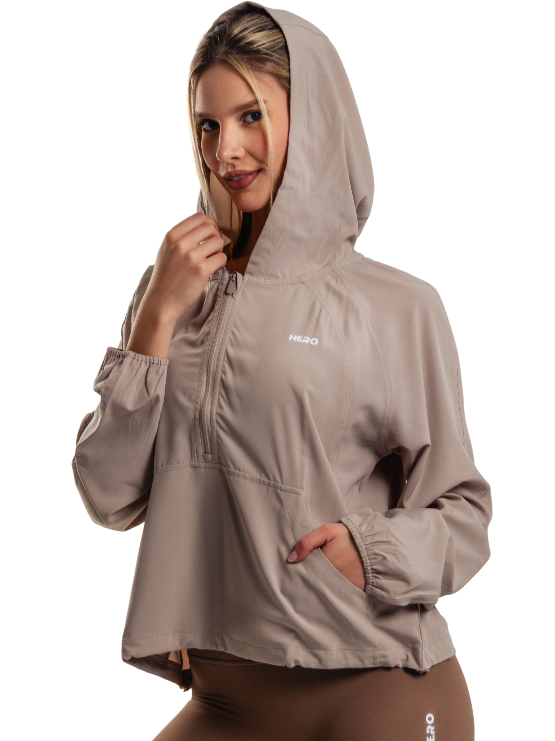 AERO CROP CHAQUETA HERO BEIGE