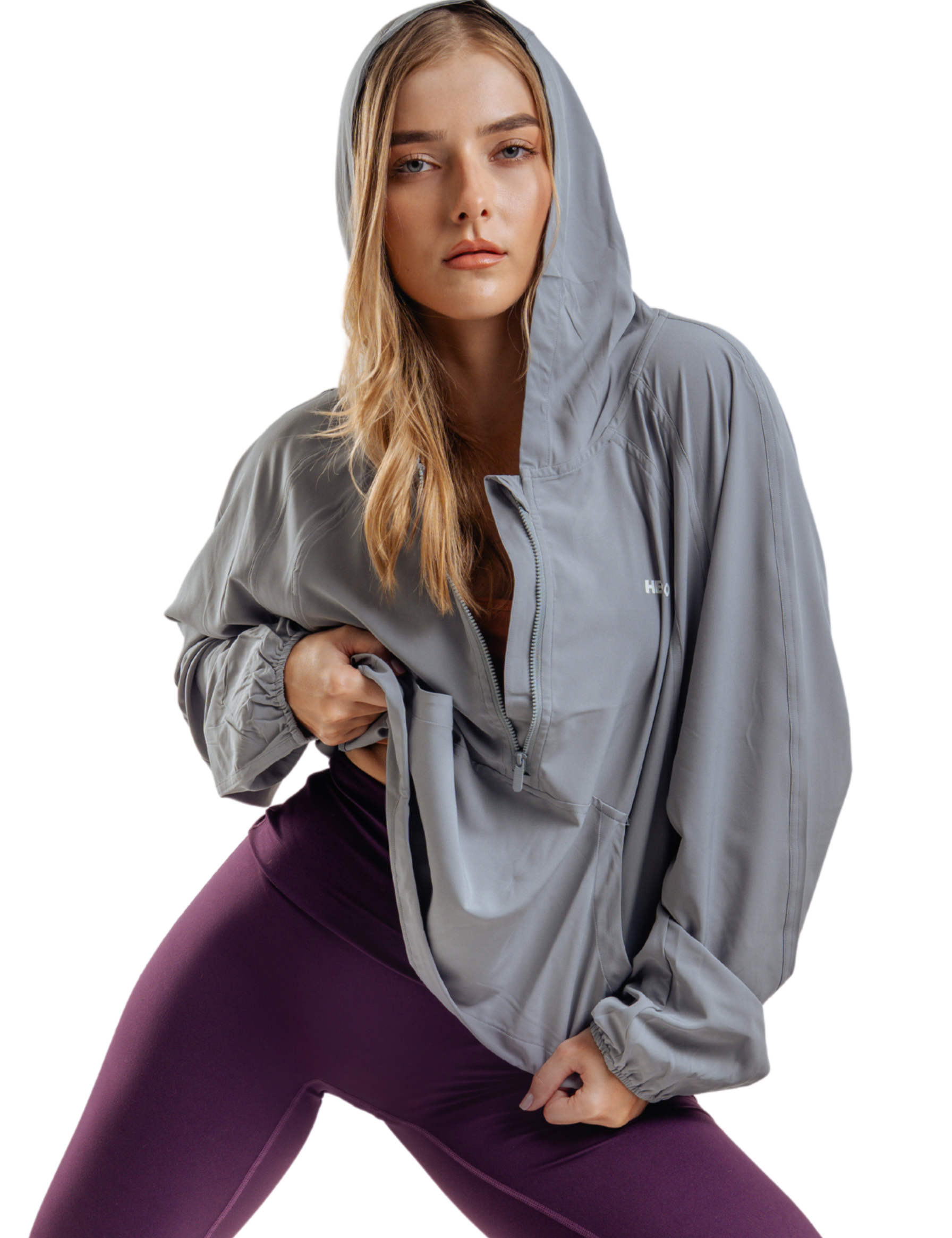 AERO CROP CHAQUETA HERO GRIS