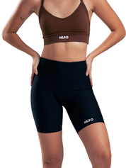 BIKER RIBBED FIT HERO NEGRO