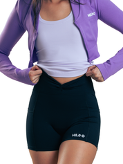 BIKER V WAIST FIT HERO NEGRO