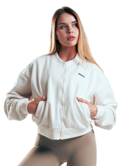 BOMBER BASIC FIT BEIGE