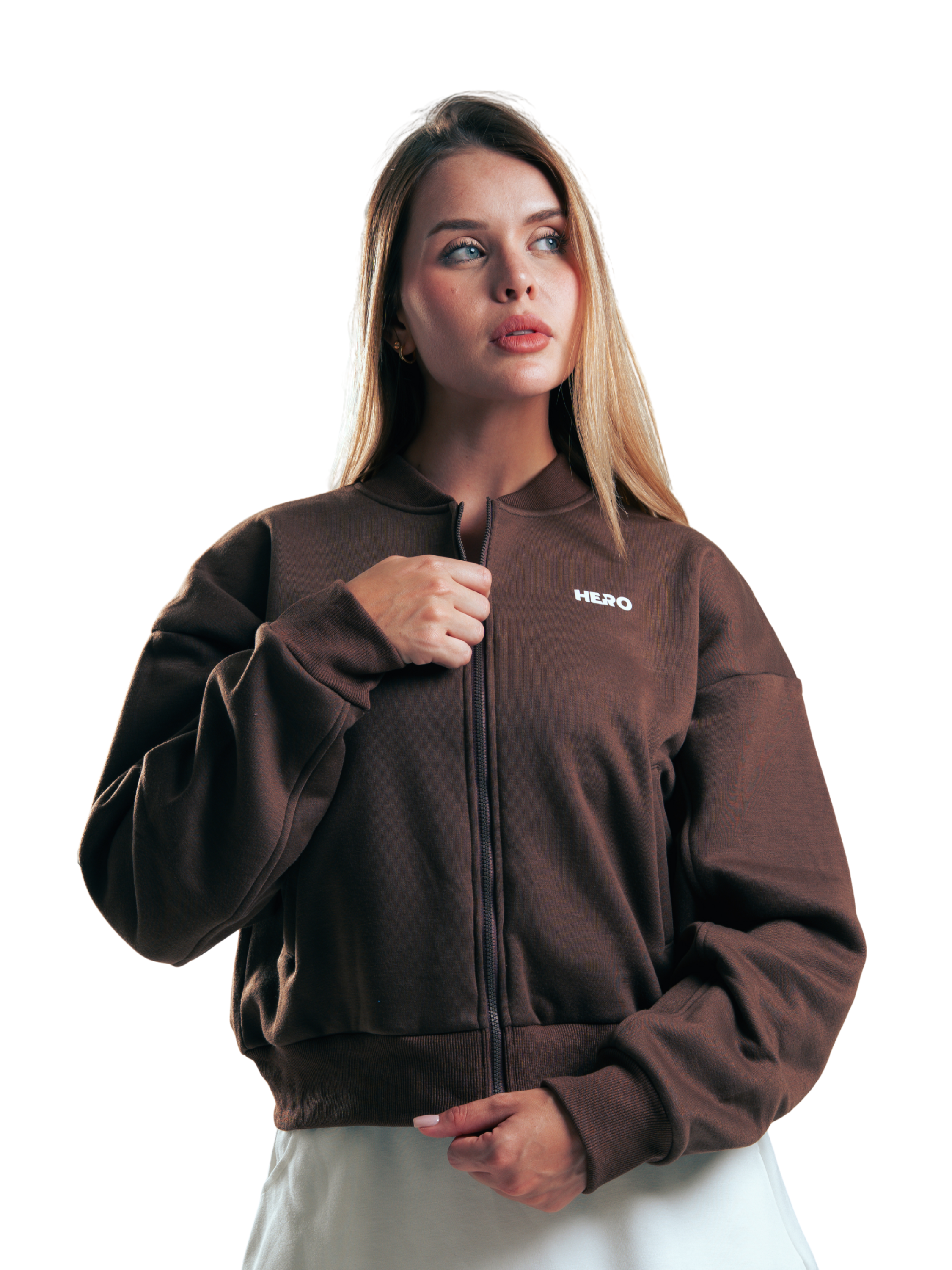 BOMBER BASIC FIT MARRON