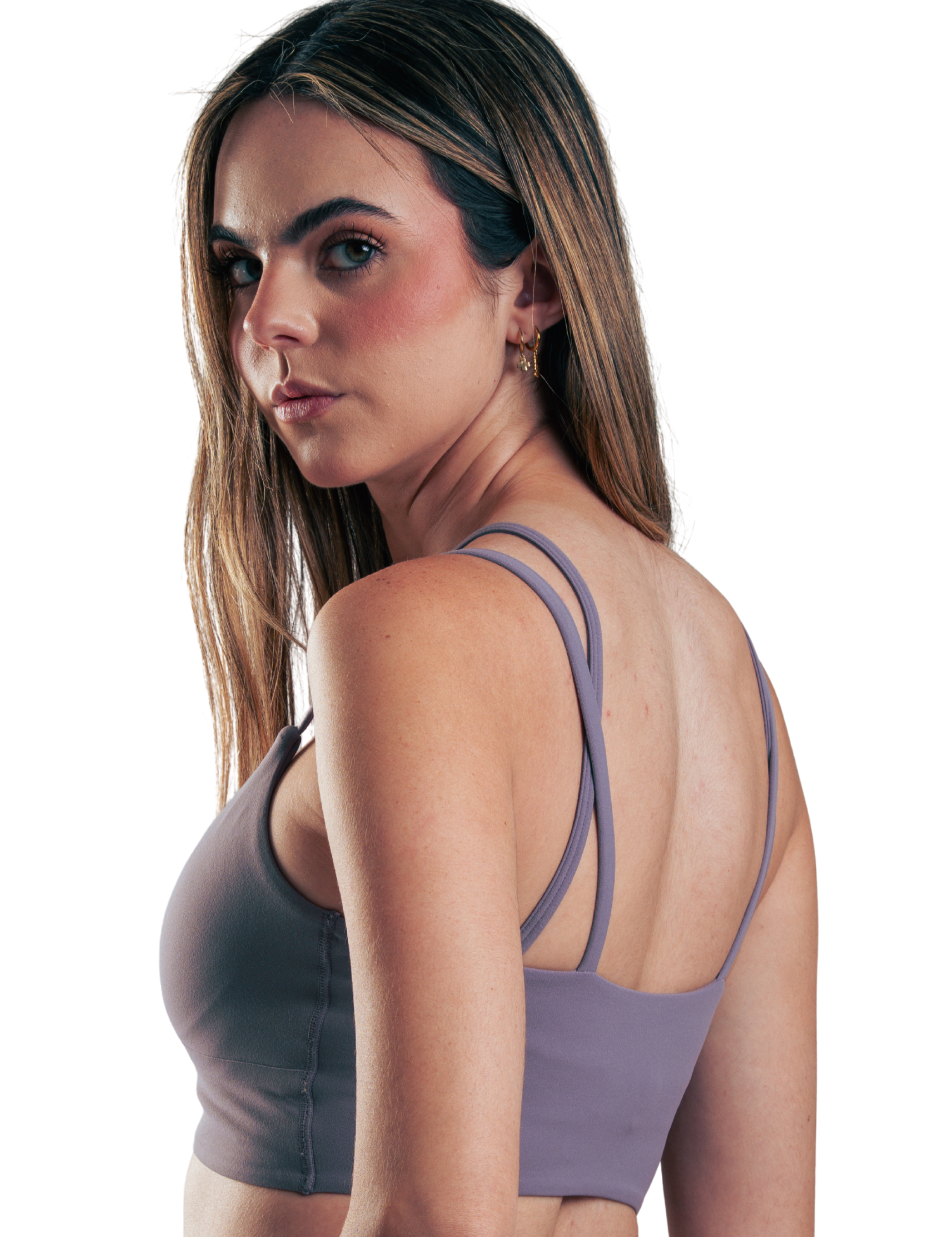 BRAT TOP DUAL HERO MORADO