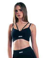 BRAT TOP DUAL HERO NEGRO