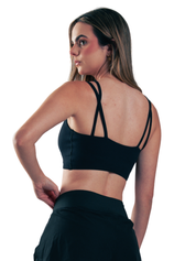 BRAT TOP DUAL HERO NEGRO