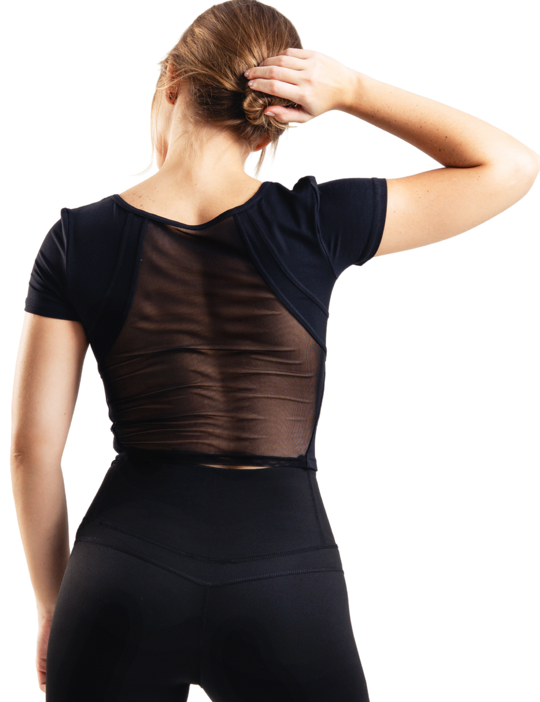 BREEZE YOGA TEE HERO NEGRO