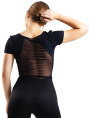 BREEZE YOGA TEE HERO NEGRO
