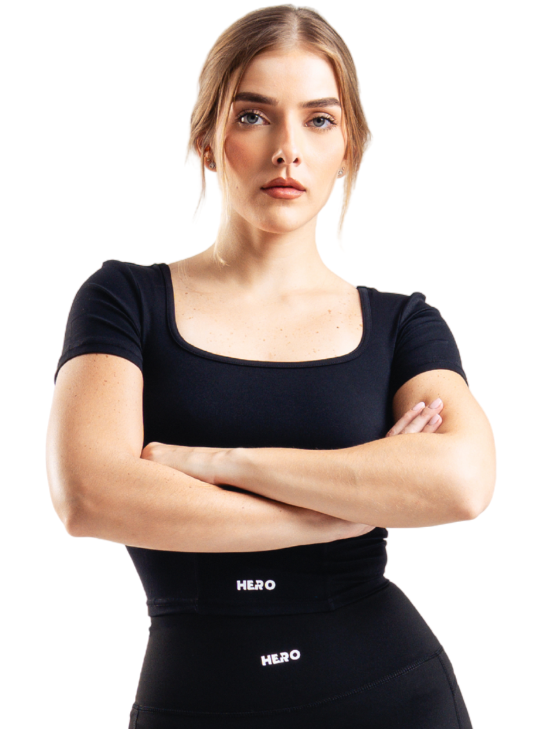 BREEZE YOGA TEE HERO NEGRO