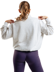 BUZO CROP FIT HERO BLANCO