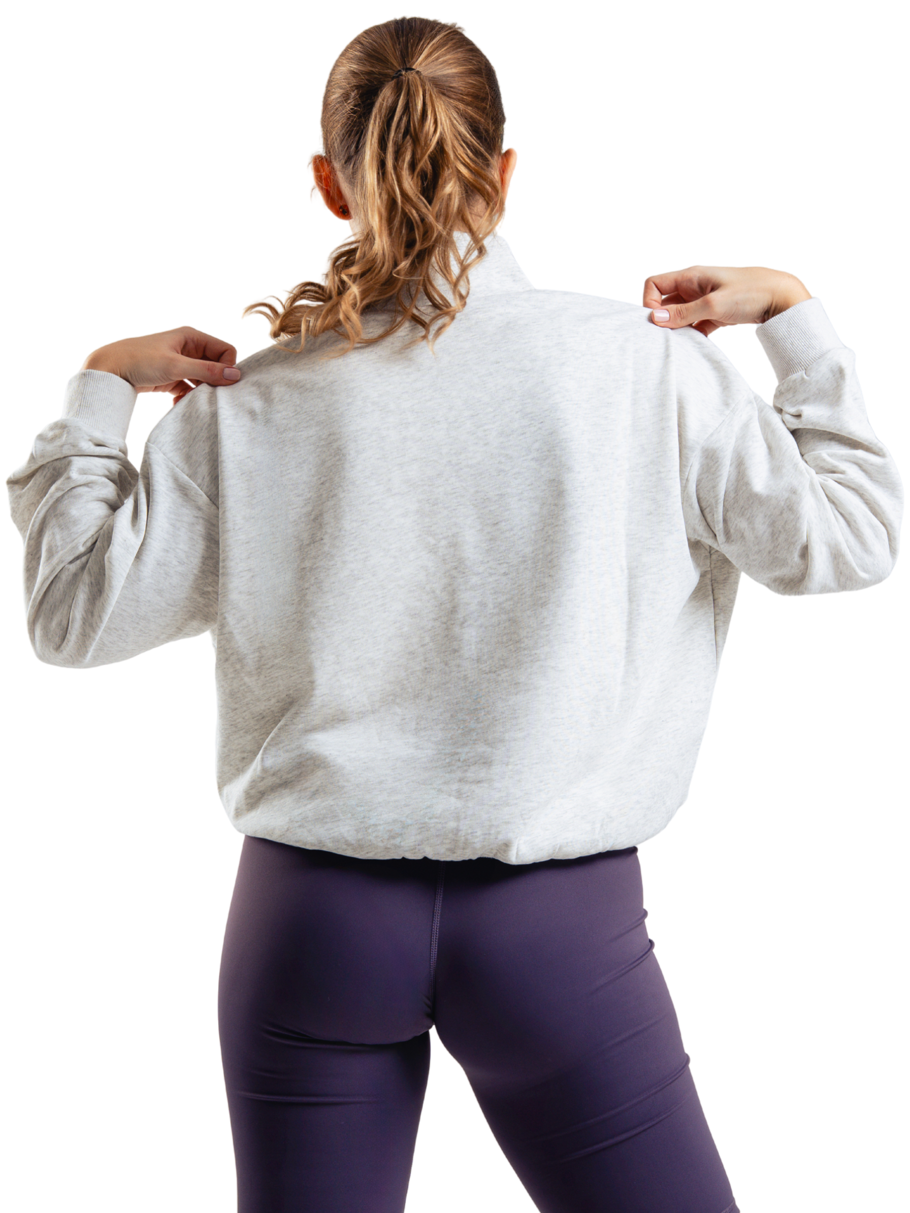 BUZO CROP FIT HERO BLANCO
