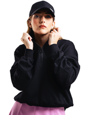 BUZO CROP FIT HERO NEGRO