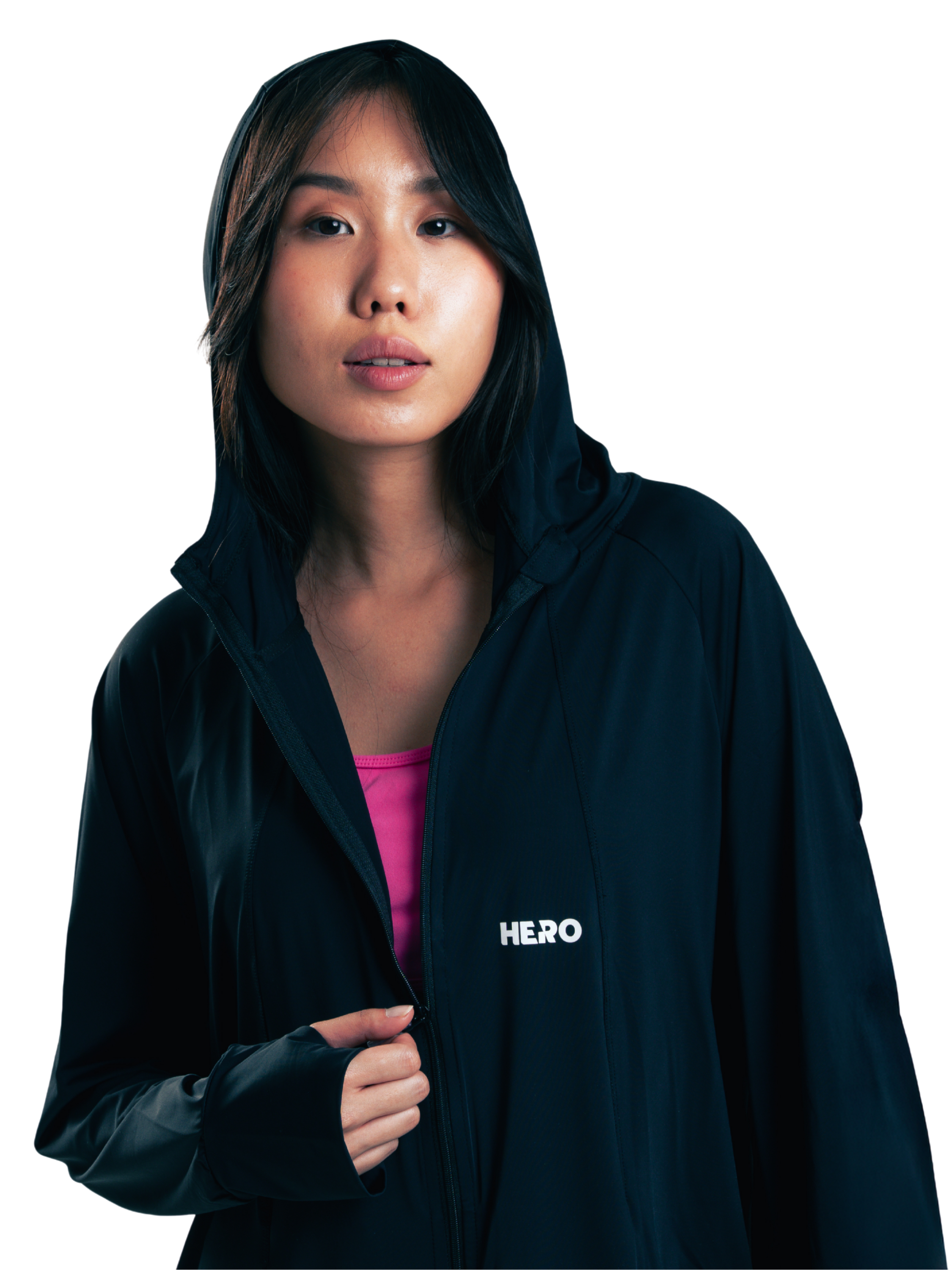 CHAQUETA LITE UV HERO NEGRO
