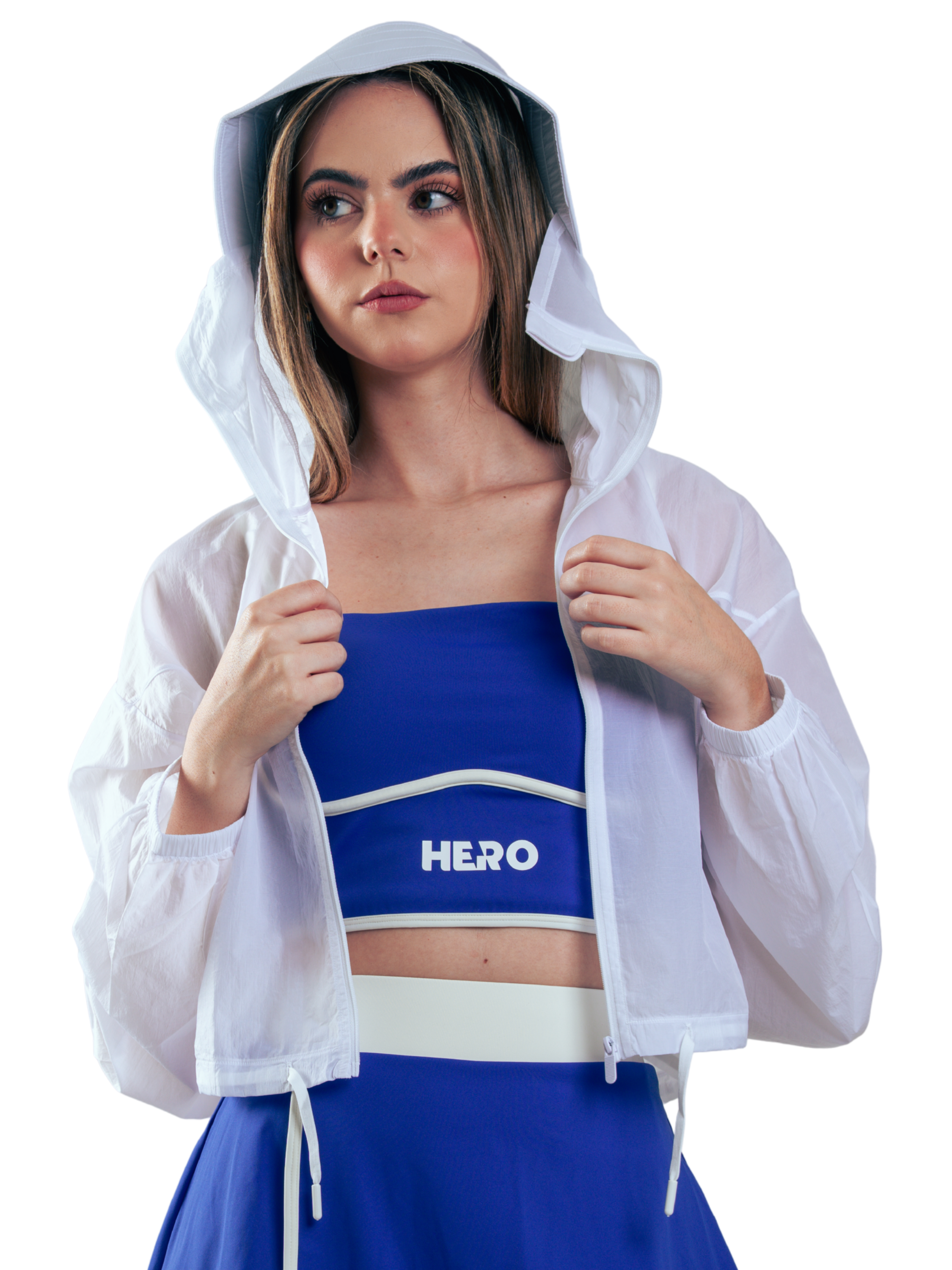CHAQUETA LIGERA SUELTA HERO BLANCA