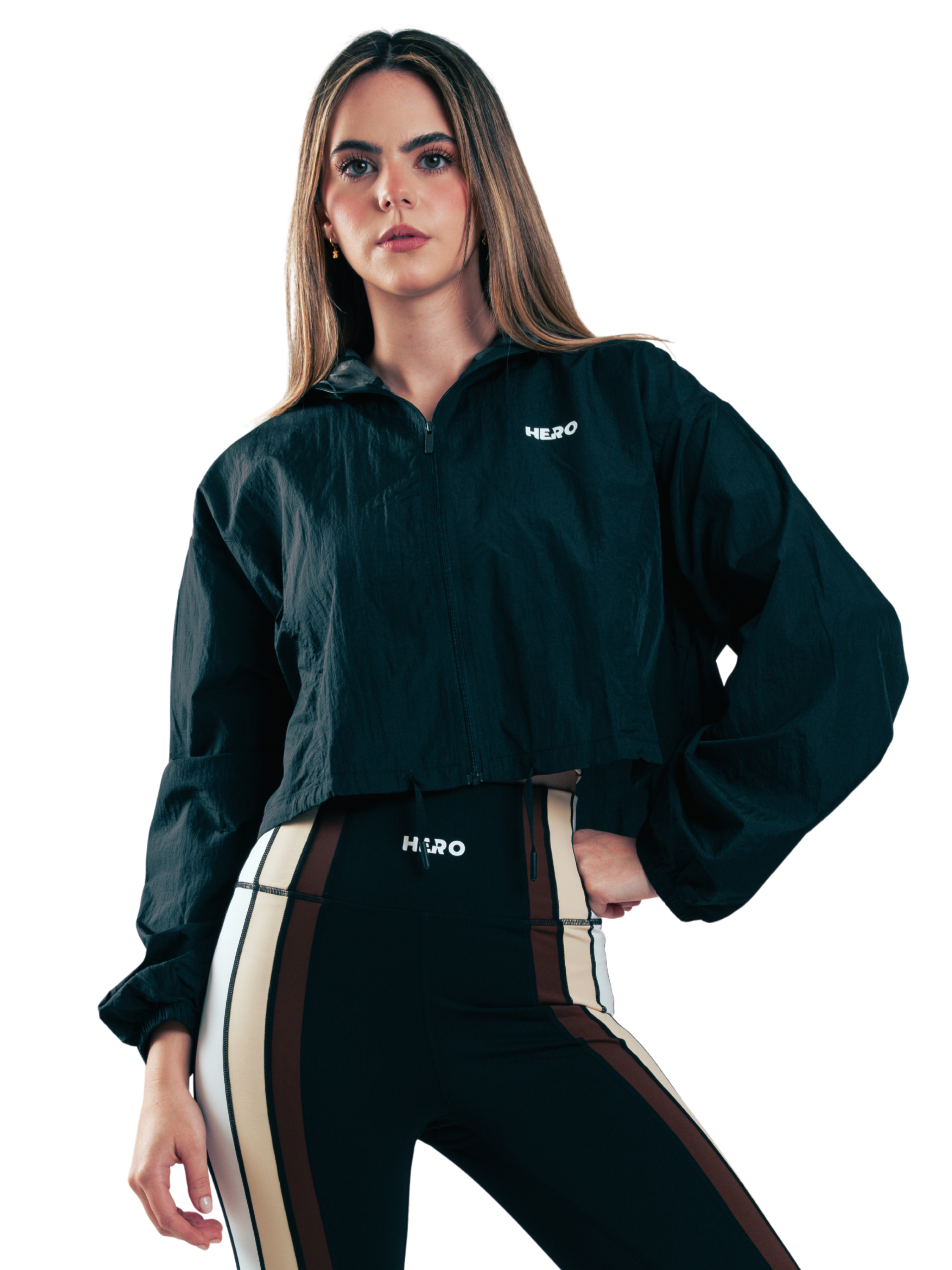 CHAQUETA LIGERA SUELTA HERO NEGRA