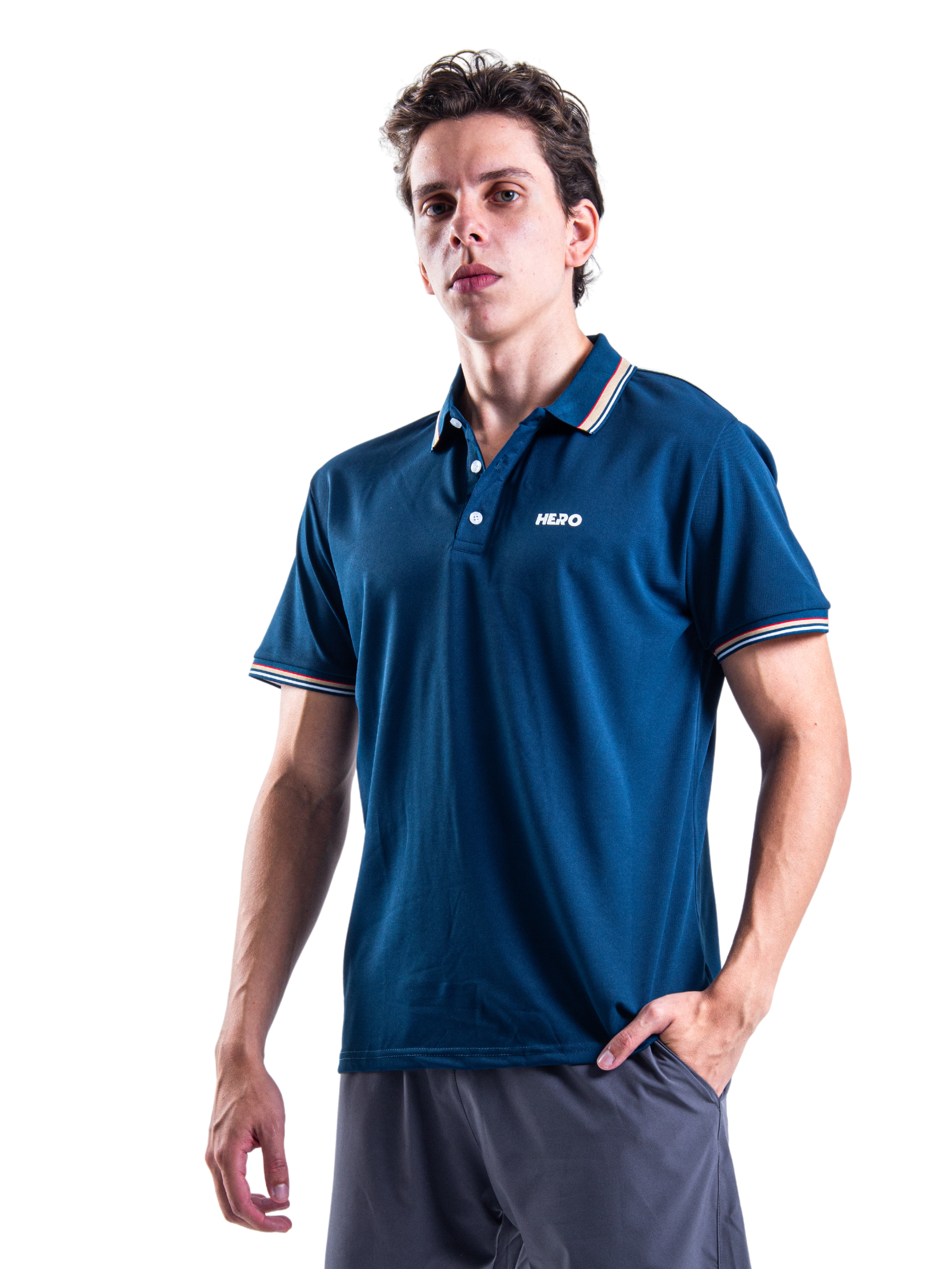 CHEMISE POLO 3 BOTONES AJUSTADA GOLF HERO