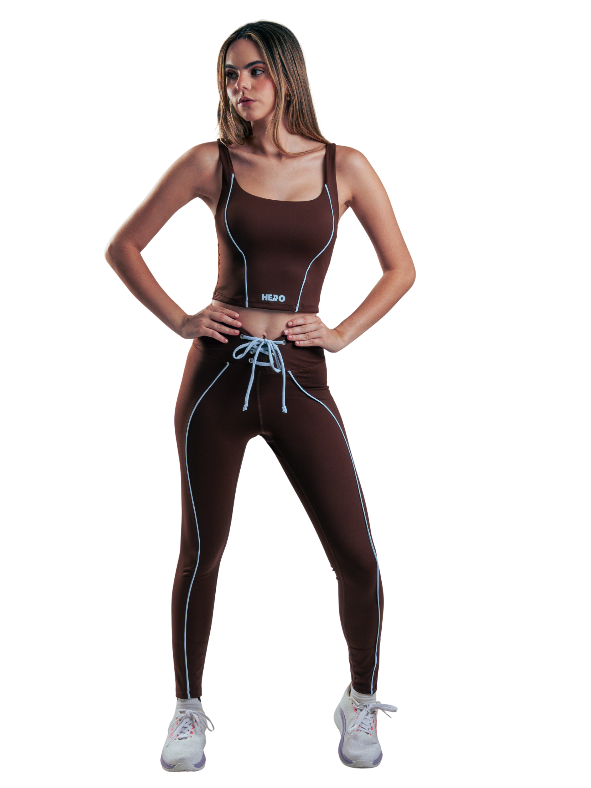CORSET FIT SET HERO MARRON