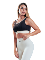 CROP TOP LINE MARRON