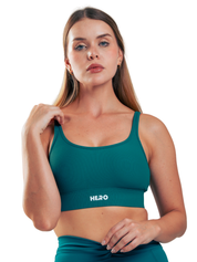 CROP TOP RIBBED HERO VERDE