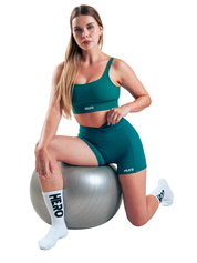 CROP TOP RIBBED HERO VERDE