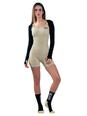 JUMPSUIT SHORT HERO BEIGE