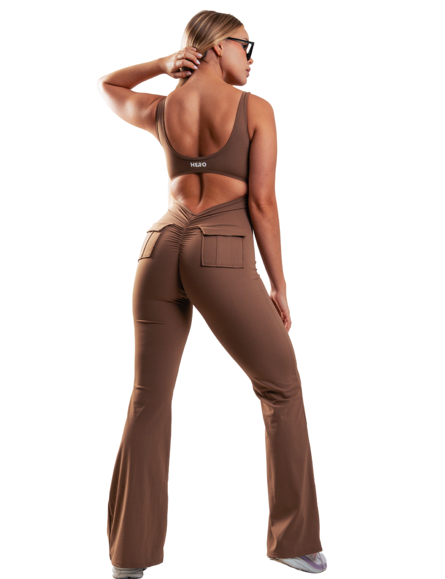 ENTERIZO POCKET TANK HERO MARRON