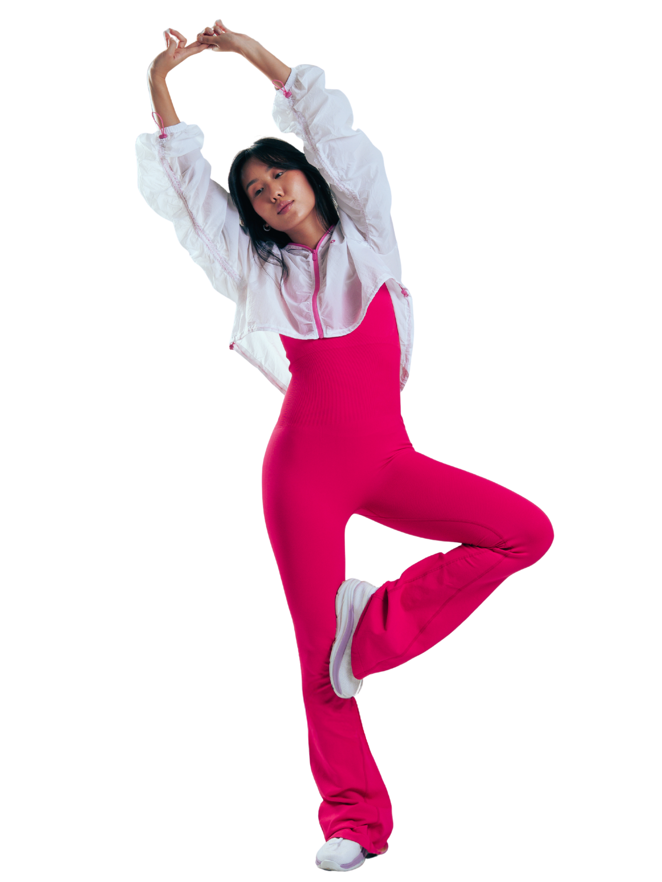 ENTERIZO THIN80S HERO FUCSIA