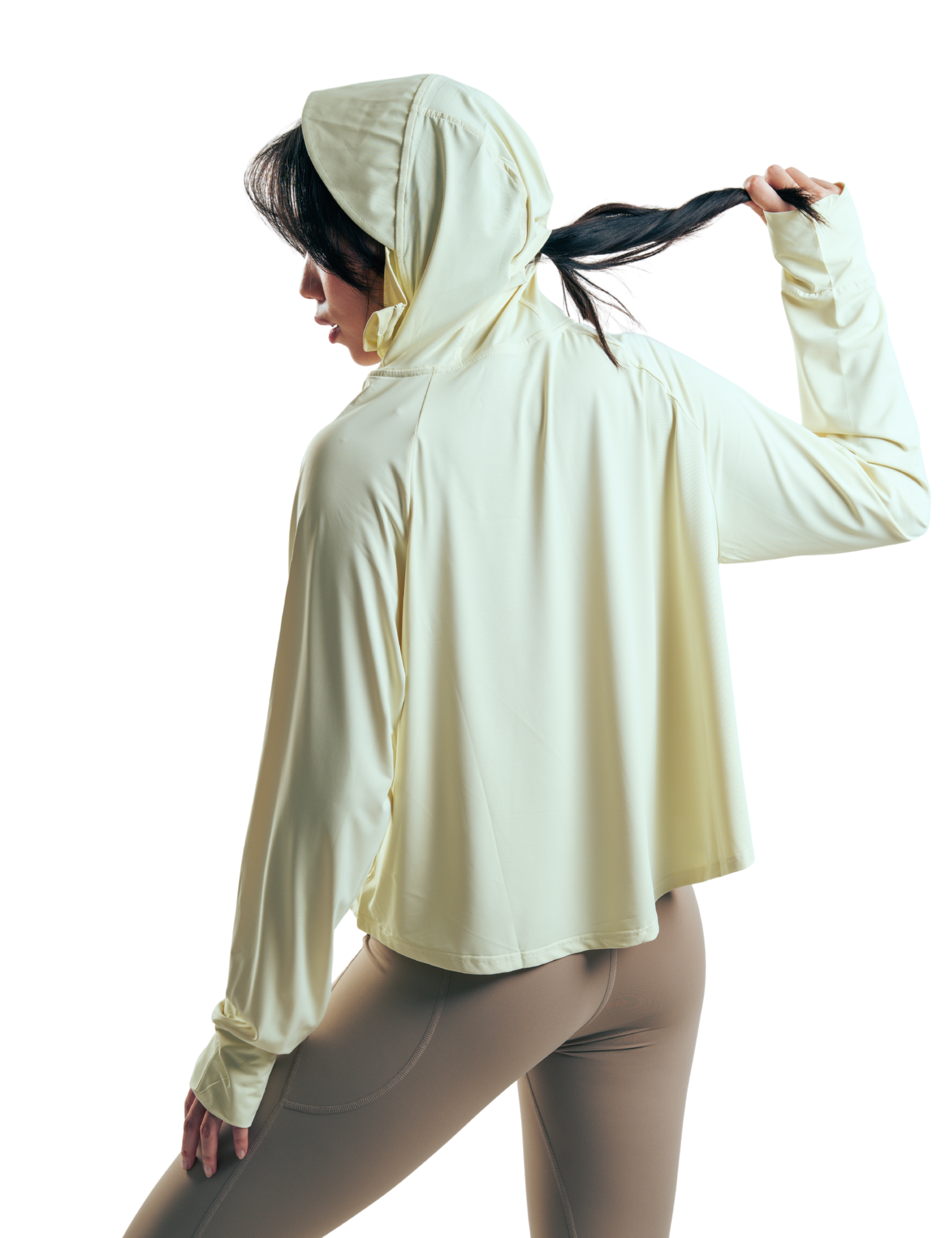 GAITER HOOD UV HERO AMARILLO