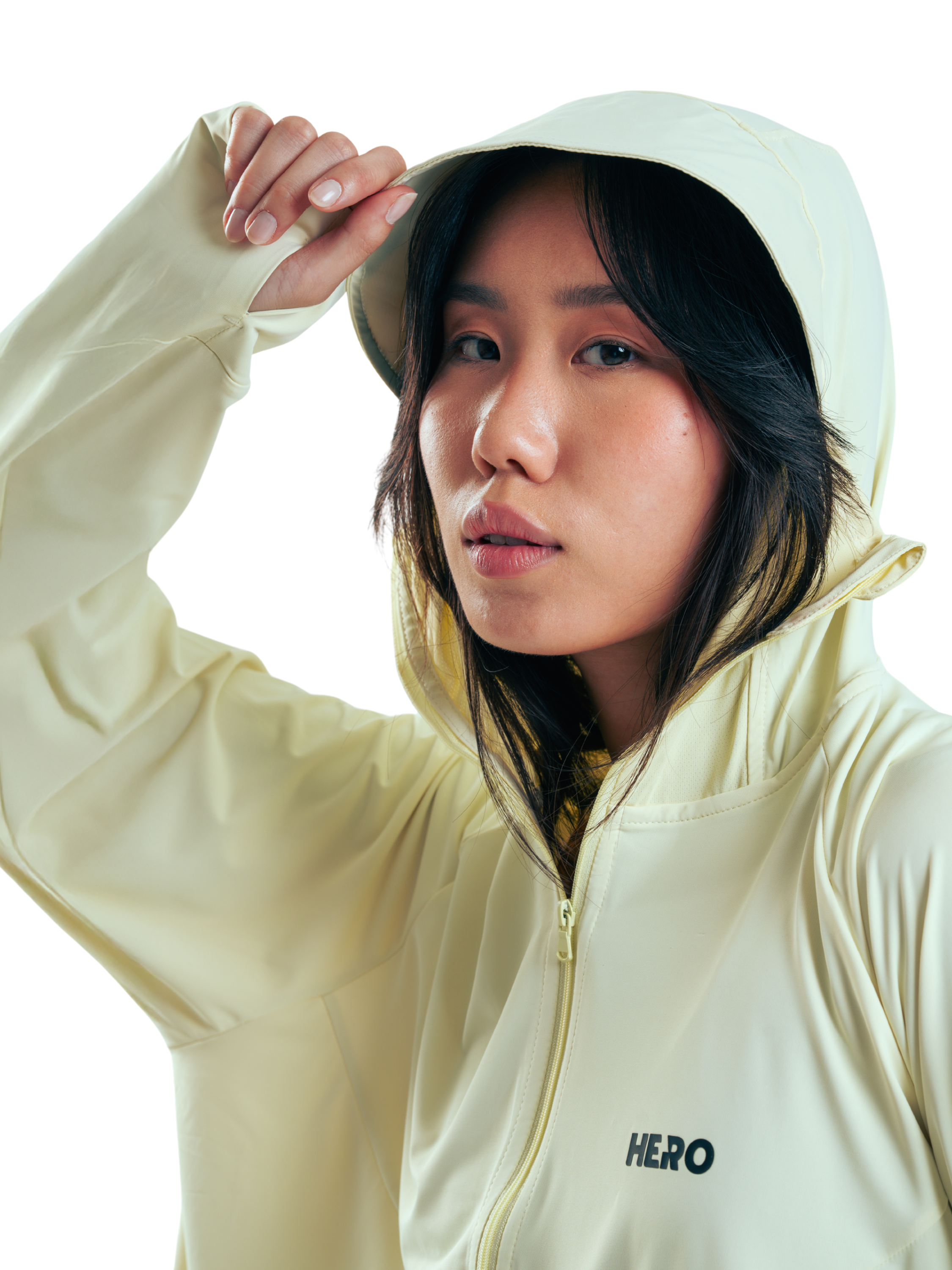 GAITER HOOD UV HERO AMARILLO