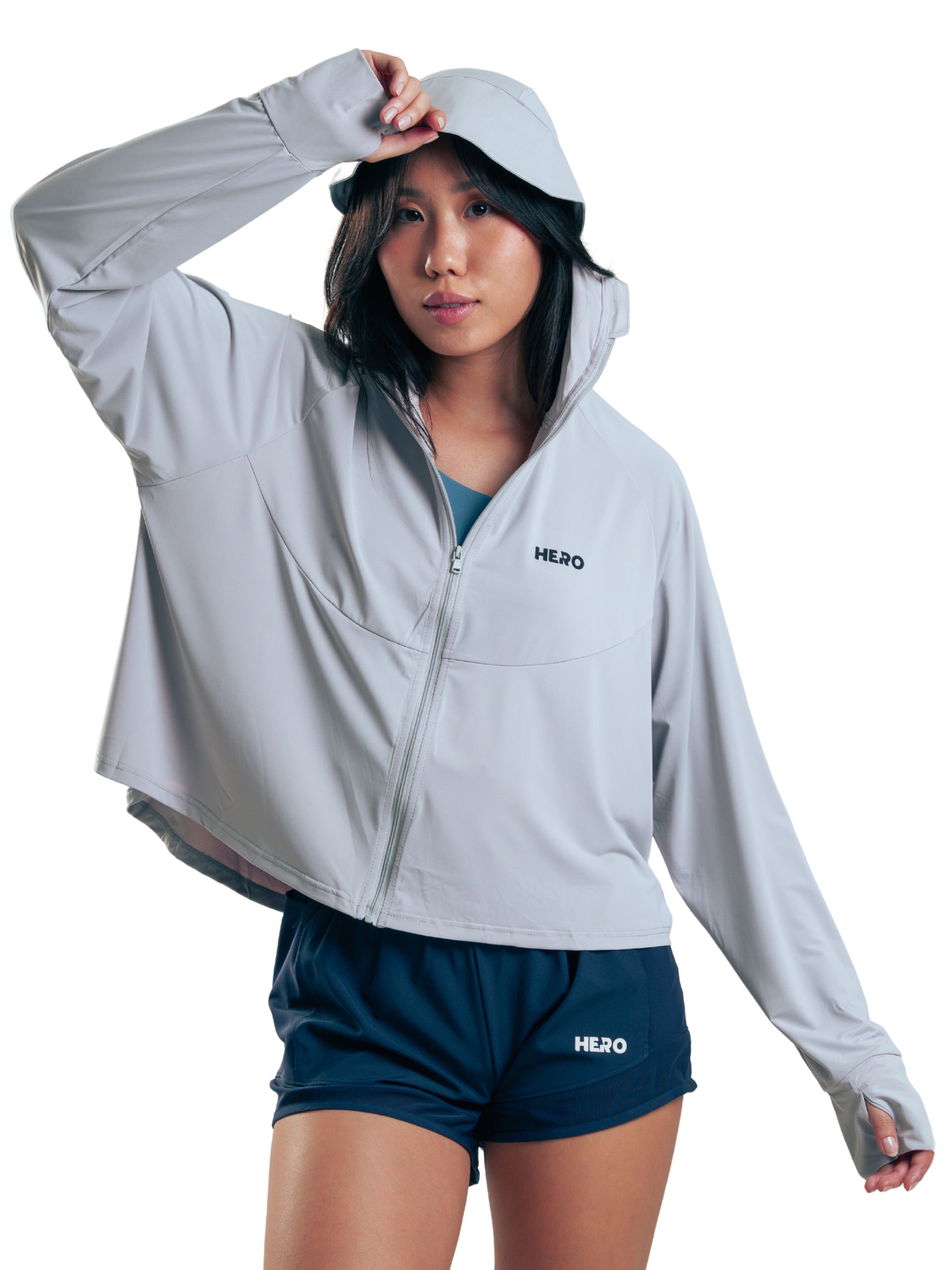 GAITER HOOD UV HERO GRIS