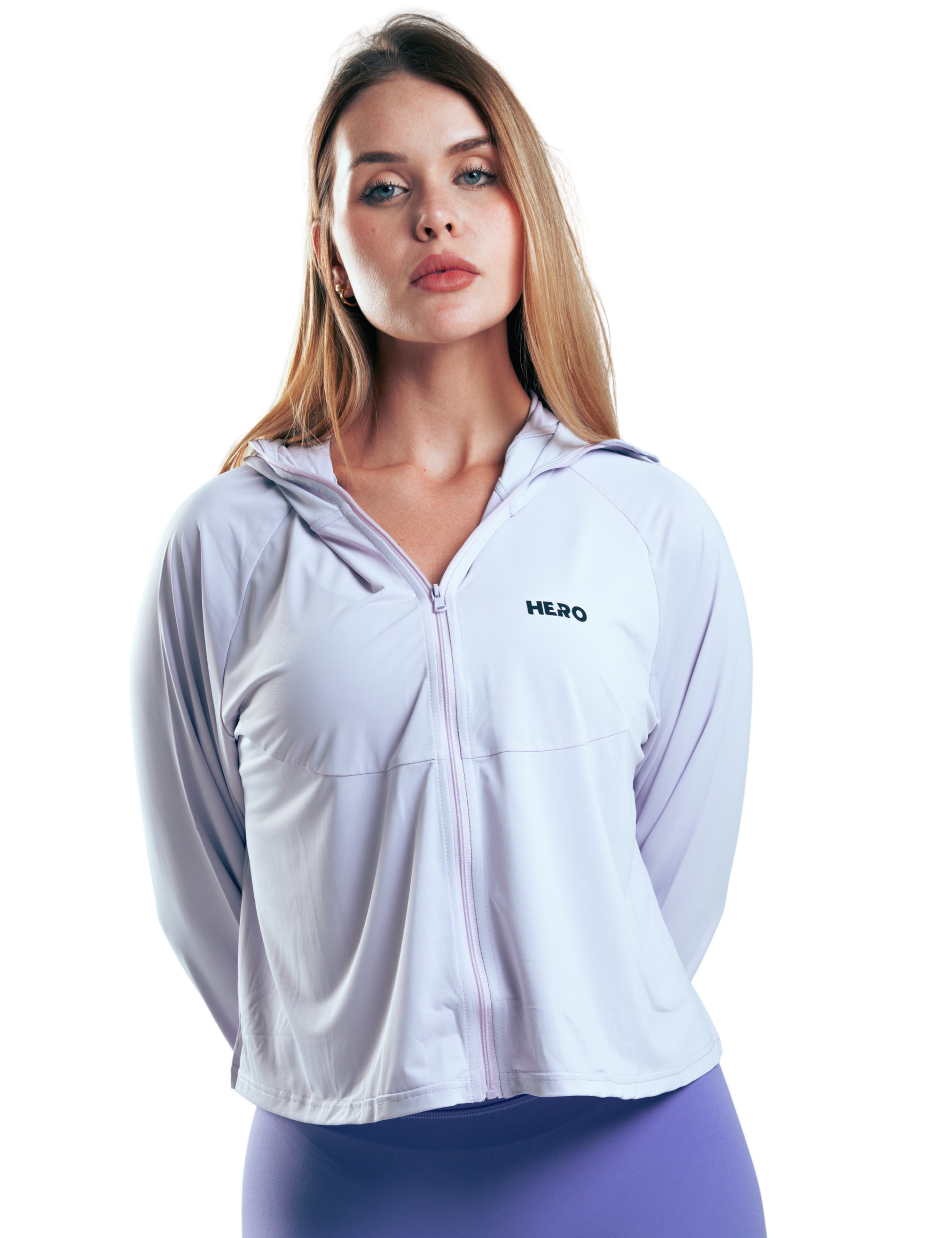 GAITER HOOD UV HERO LILA