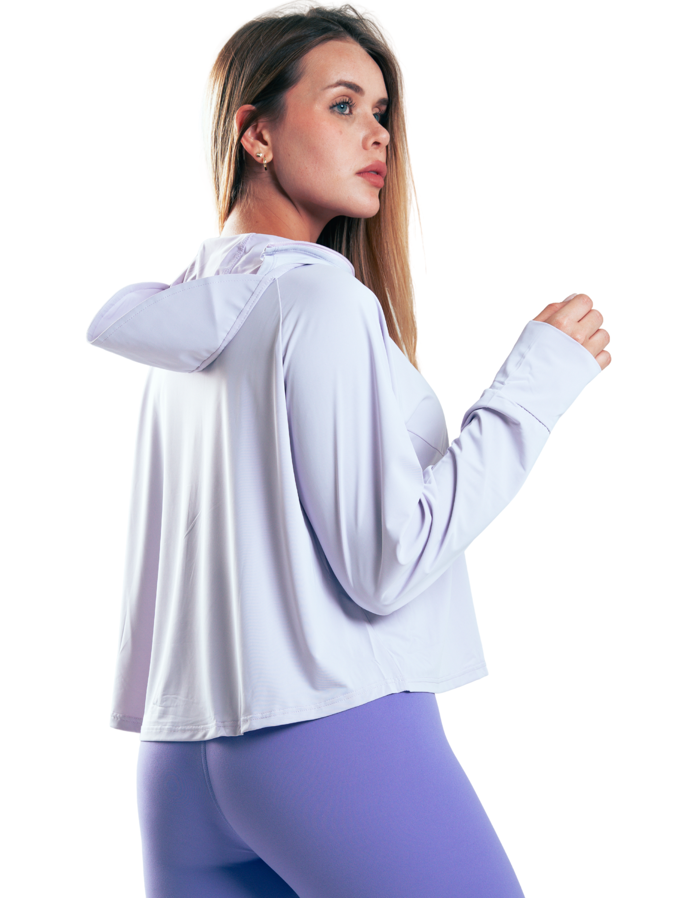 GAITER HOOD UV HERO LILA