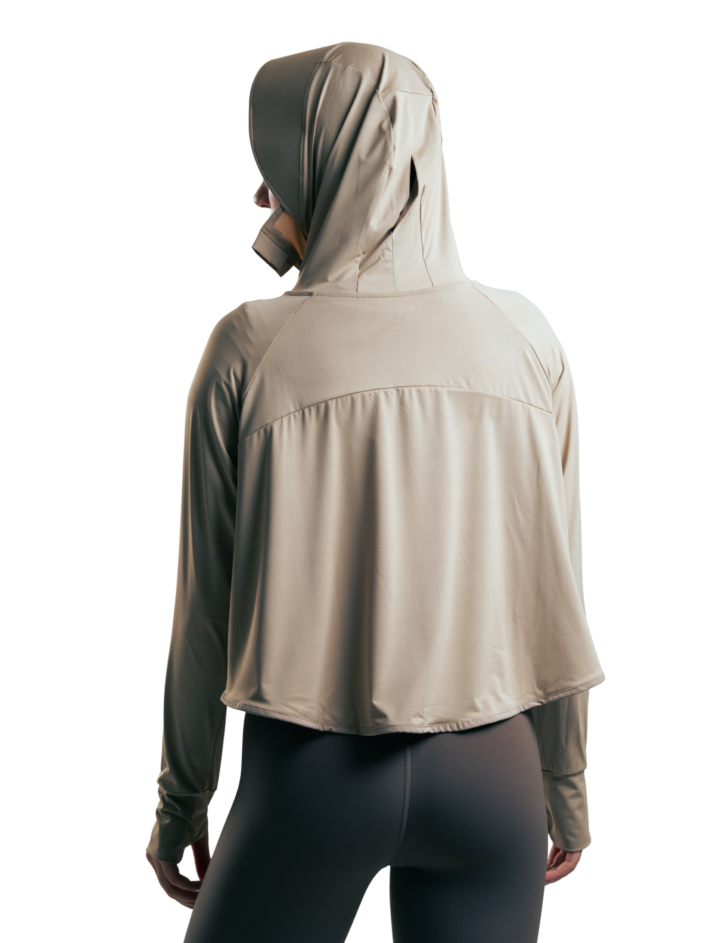 HOODIE GAITER UV HERO TAUPE