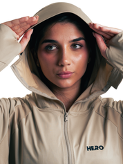 HOODIE GAITER UV HERO TAUPE