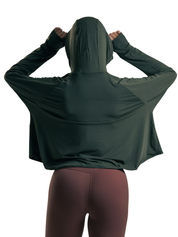 HOODIE GAITER UV HERO VERDE